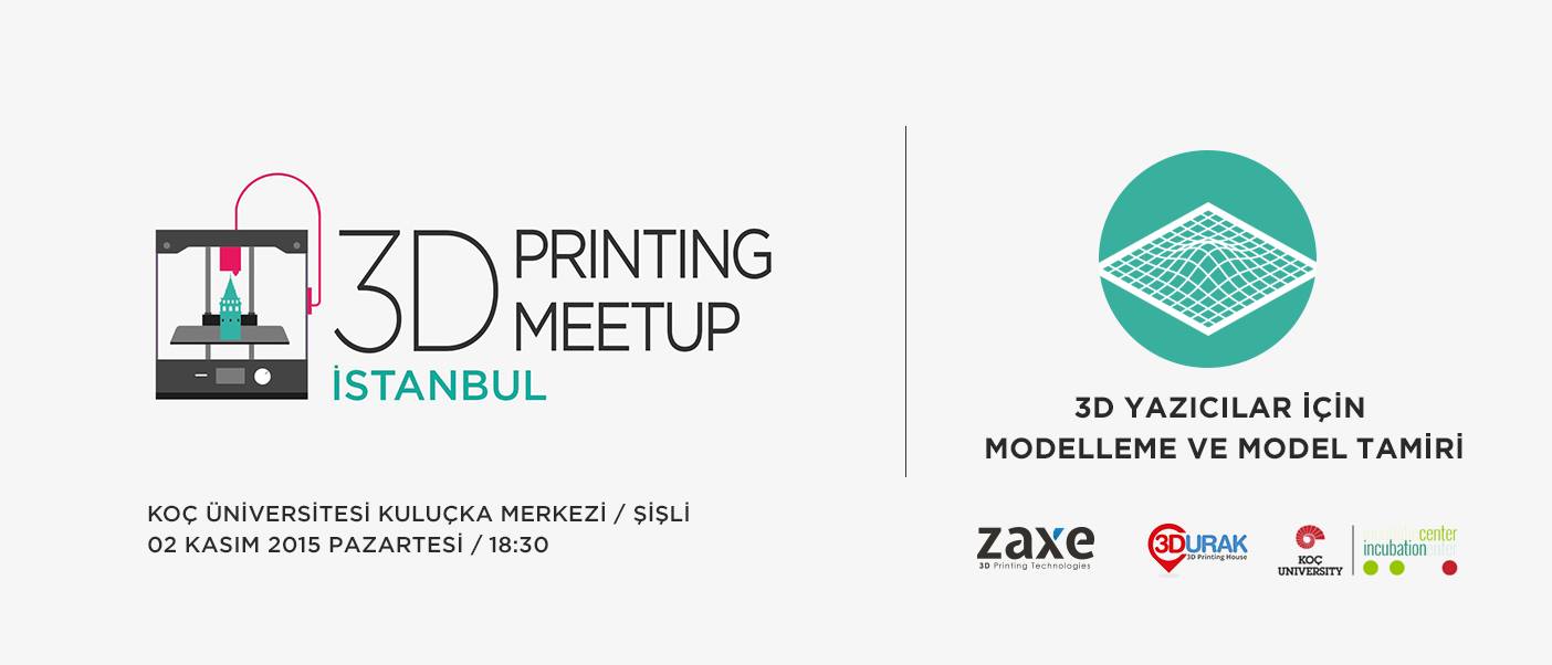3D Yazıcılar için Modelleme ve Model Tamiri Etkinliği