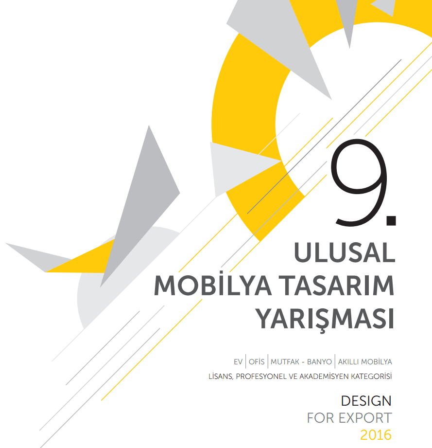 9. Ulusal Mobilya Tasarım Yarışması 2016
