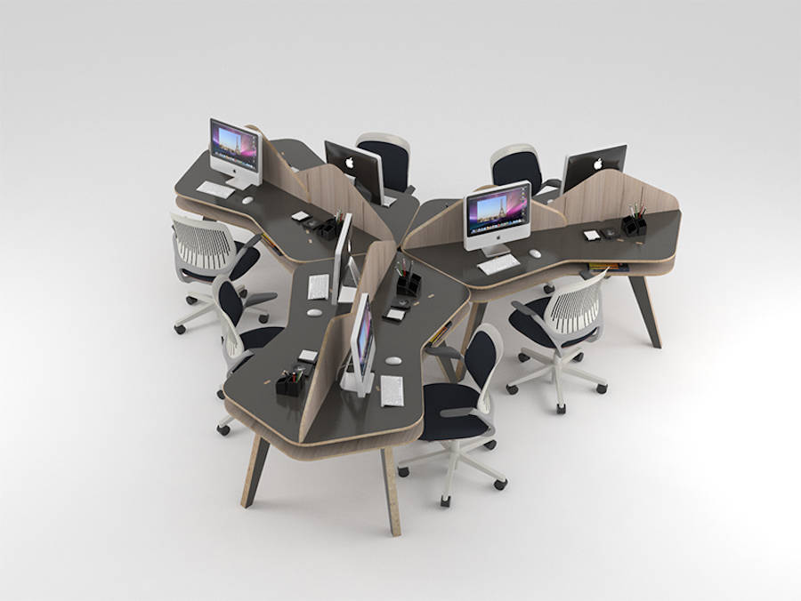 Tesella Desk – Modüler Bölmeli Masa