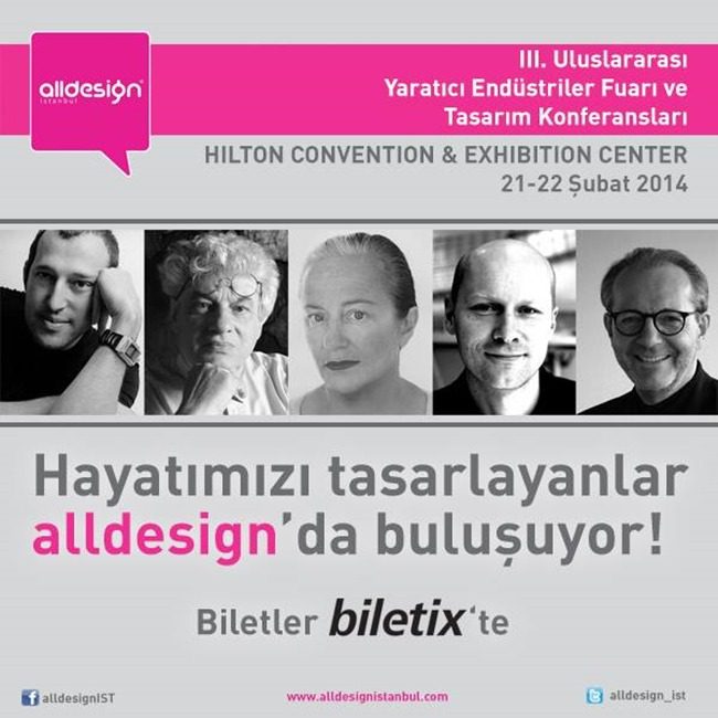 Tasarım dünyası 21-22 Şubat’ta alldesign’da buluşuyor!