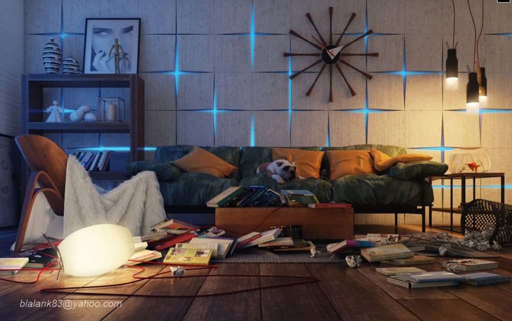 Backlit-living-room-feature-wall